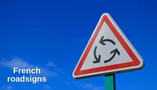 A French road sign